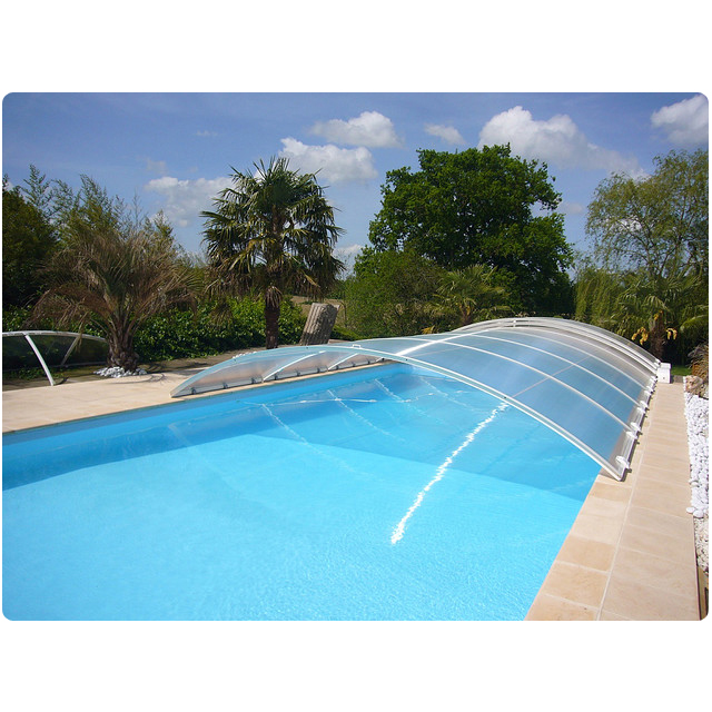 Cubierta baja semi-corredera para piscina  modelo 5 de 6 x 3