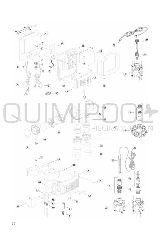 Recambio clorador Zodiac TRi N24 Tapón protección de terminales