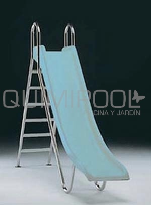 Tobogan para piscina altura 1.800 mm.