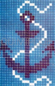 Dibujo gresite Ancla pequeña