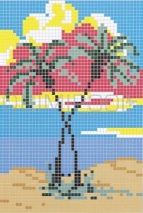 Dibujo gresite Oasis