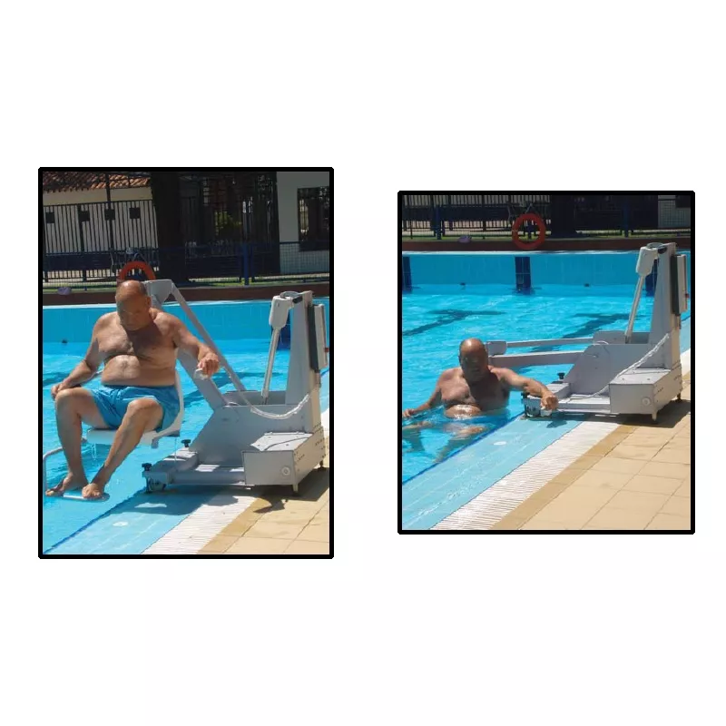 Elevador a batería para piscina Modelo 400 de 120 kgs