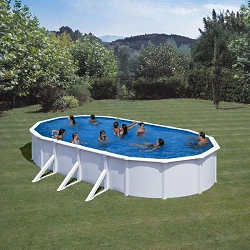 Kit piscina elevada serie Fidji de 730 x 375 cm