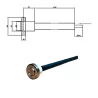 Sistema montaje pulsador piezoelectrico