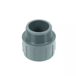 Terminal rosca macho D.50 PVC