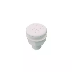 Boquilla soplante roscada en ABS blanco