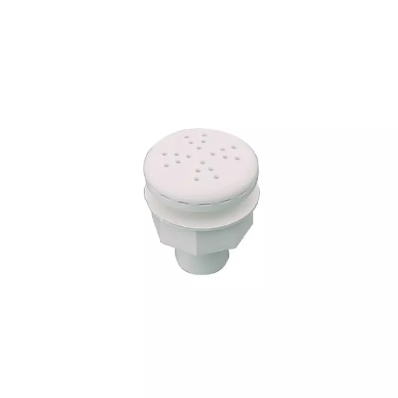 Boquilla soplante roscada en ABS blanco