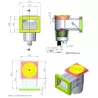 Skimmer tapa circular Astralpool para piscina liner