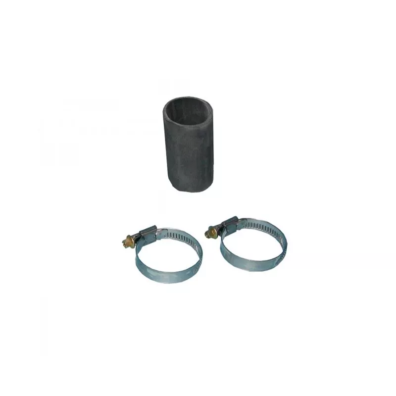 Manguitos de goma con 2 abrazaderas 25X3X70mm