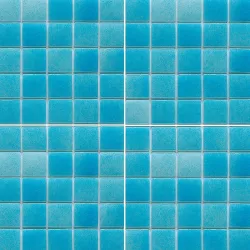 Gresite HT-K azul celeste niebla modelo CARIBE 4x4 cm.