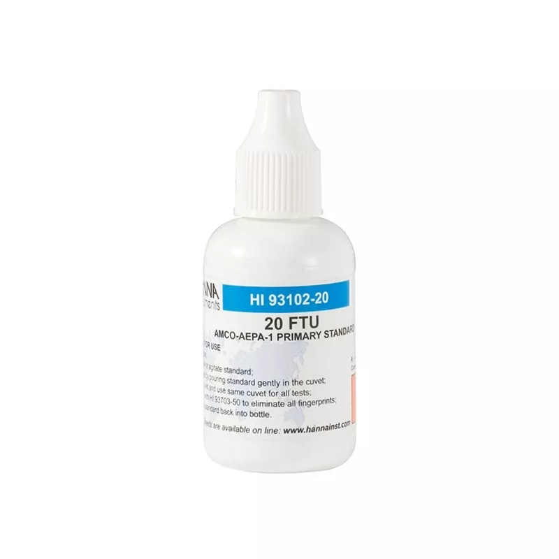 Solución Hanna Turbidez 20 NTU para HI93102 (30 ml)