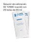 Solution Hanna EC calibration solution 12880 microS/cm (25 bags of 20 ml)