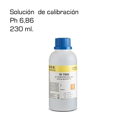 Solución Hanna Tampón pH 6,86 230 ml