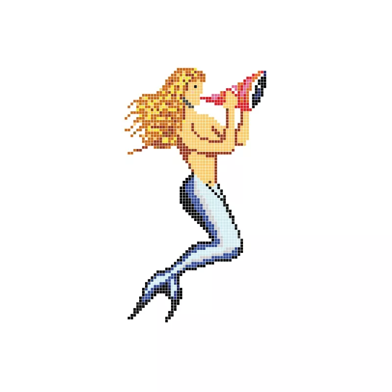 Dibujo gresite HT-K Sirena