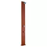 Ducha solar GRE cuadrada 32 litros (aspecto madera)