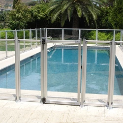 Módulo de 1.25 m de valla piscina Flash N Transparente puerta