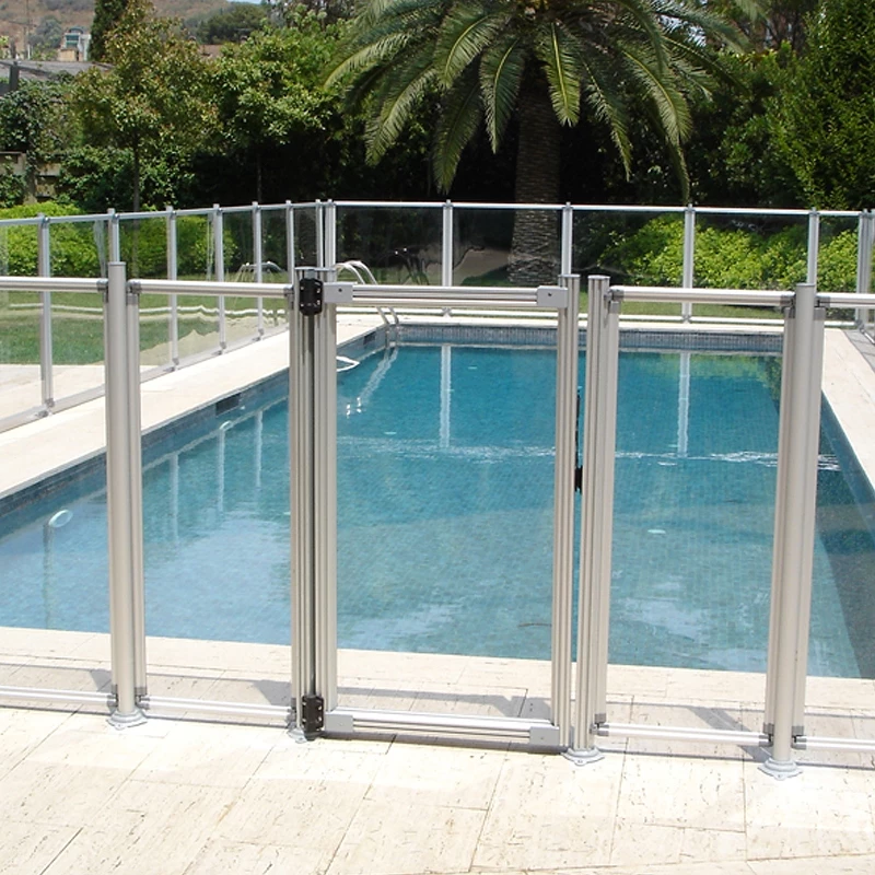 incrementar vendaje Adición Módulo de 1.25 m valla piscina Flash N Transparente puerta