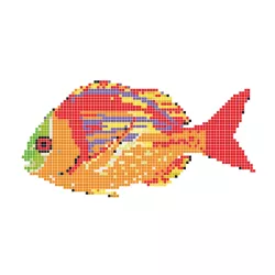 Dibujo gresite HT-K Colisa roja