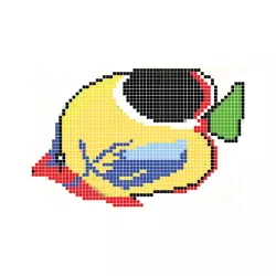 Dibujo gresite HT-K Pez ángel