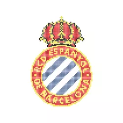 Escudo gresite HT-K R.C.D. Espanyol