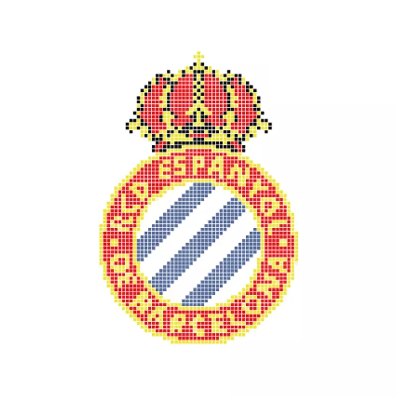 Escudo gresite HT-K R.C.D. Espanyol