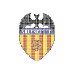 Escudo gresite HT-K Valencia C.F.