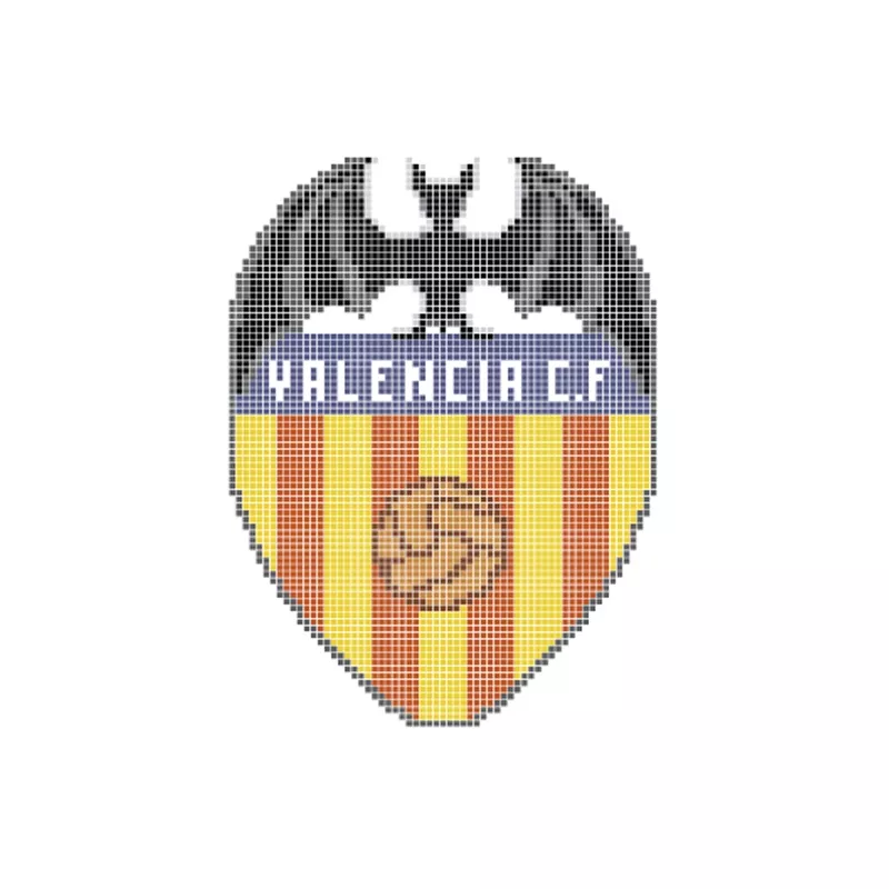 Escudo gresite HT-K Valencia C.F.
