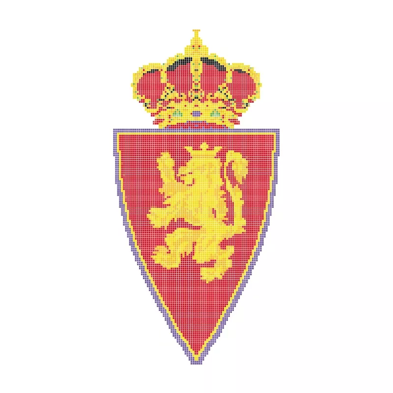 Escudo gresite HT-K Real Zaragoza