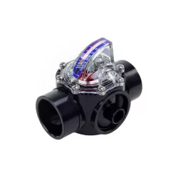Caudalímetro FlowVis Dn100 (110 mm encolar) con válvula antirretorno