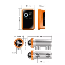 Clorador salino Idegis Tecno DT-12 S2