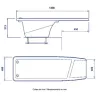 Palanca para piscina Dynamic 1200