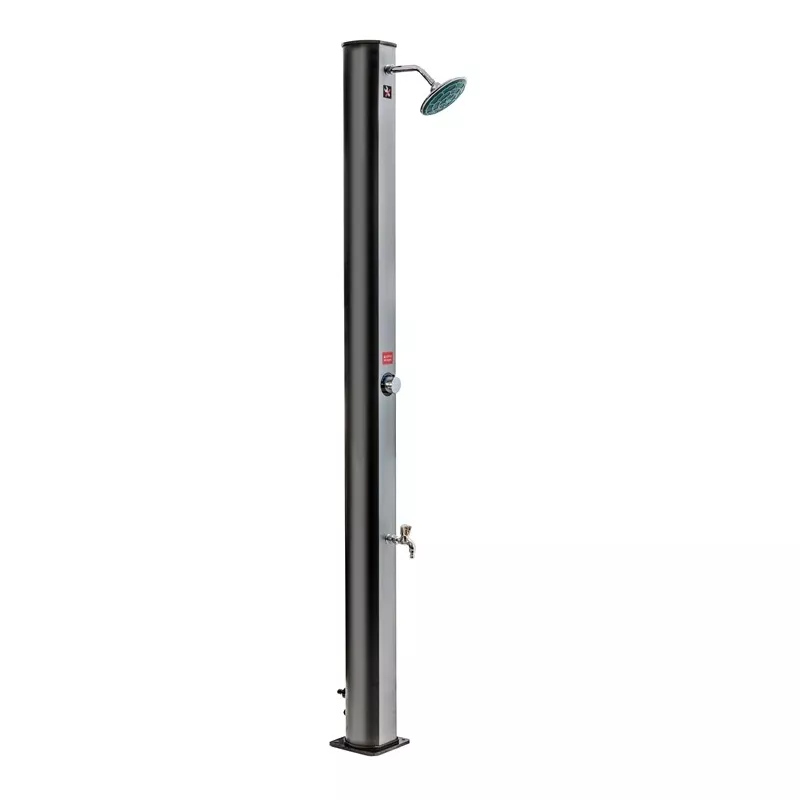Ducha solar GRE 35 litros (PVC) con grifo lavapiés