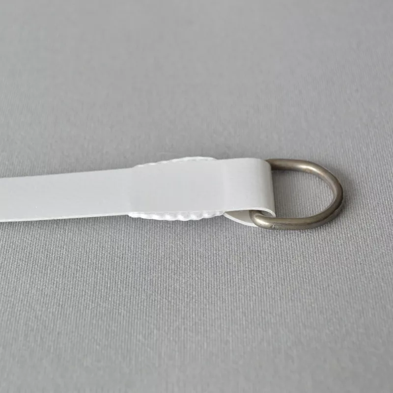 Cinta larga con anilla (blanca - 95,5 cm)