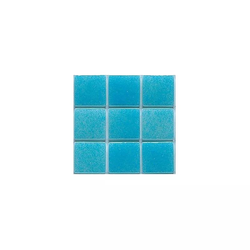 Muestra Gresite Hisbalit HT-K azul celeste niebla modelo CARIBE
