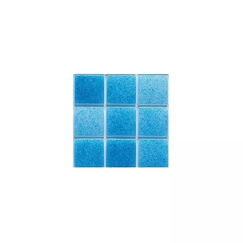 Muestra Gresite Hisbalit HT-K azul celeste niebla modelo MAR