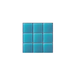 Muestra Gresite Hisbalit HT-K azul celeste niebla modelo DEVA