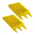 Recharge pour nettoyeur de piscine Zodiac Brosse en caoutchouc jaune (2 pièces)