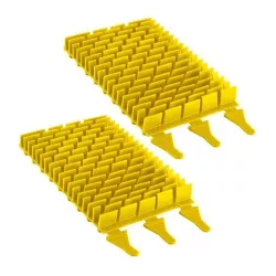 Recambio limpiafondos Zodiac Cepillo de goma amarillo (2 unidades)