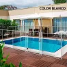 Módulo de 1 m de valla piscina Alvifence 16 mm negro