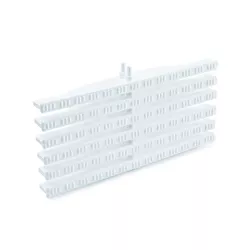 Rejilla rebosadero piscina Coral para curvas 22/195 mm
