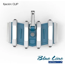 Limpiafondos manual flexible Blue Line fijación clip