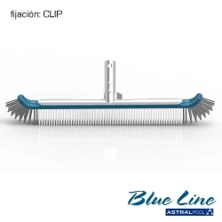 Cepillo con mango fijo Blue Line fijación clip