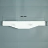 Rejilla rebosadero piscina Coral para rectas 22/295 mm