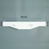 Rejilla rebosadero piscina Coral para rectas 22/335 mm