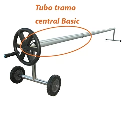 Tubo tramo central enrollador IBER Basic