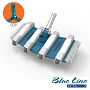 Blue Line flexible manual pool cleaner with clip attachment