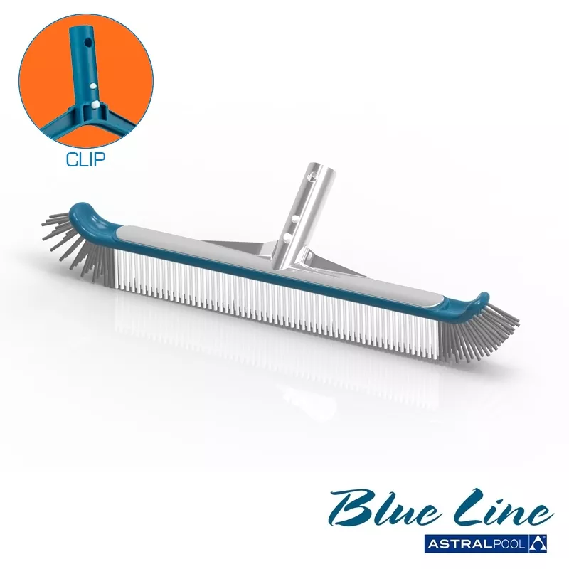 Cepillo con mango fijo Blue Line fijación clip