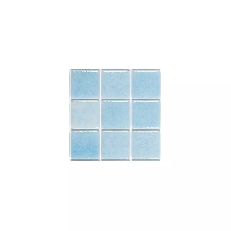 Muestra Gresite Hisbalit HT-K azul celeste niebla modelo ARAL