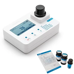 Fotómetro Hanna Medidor de cloro libre, cloro total, bromo, ácido isocianúrico, hierro, yodo y pH
