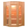 Sauna tradicional de vapor Zen de 4 plazas